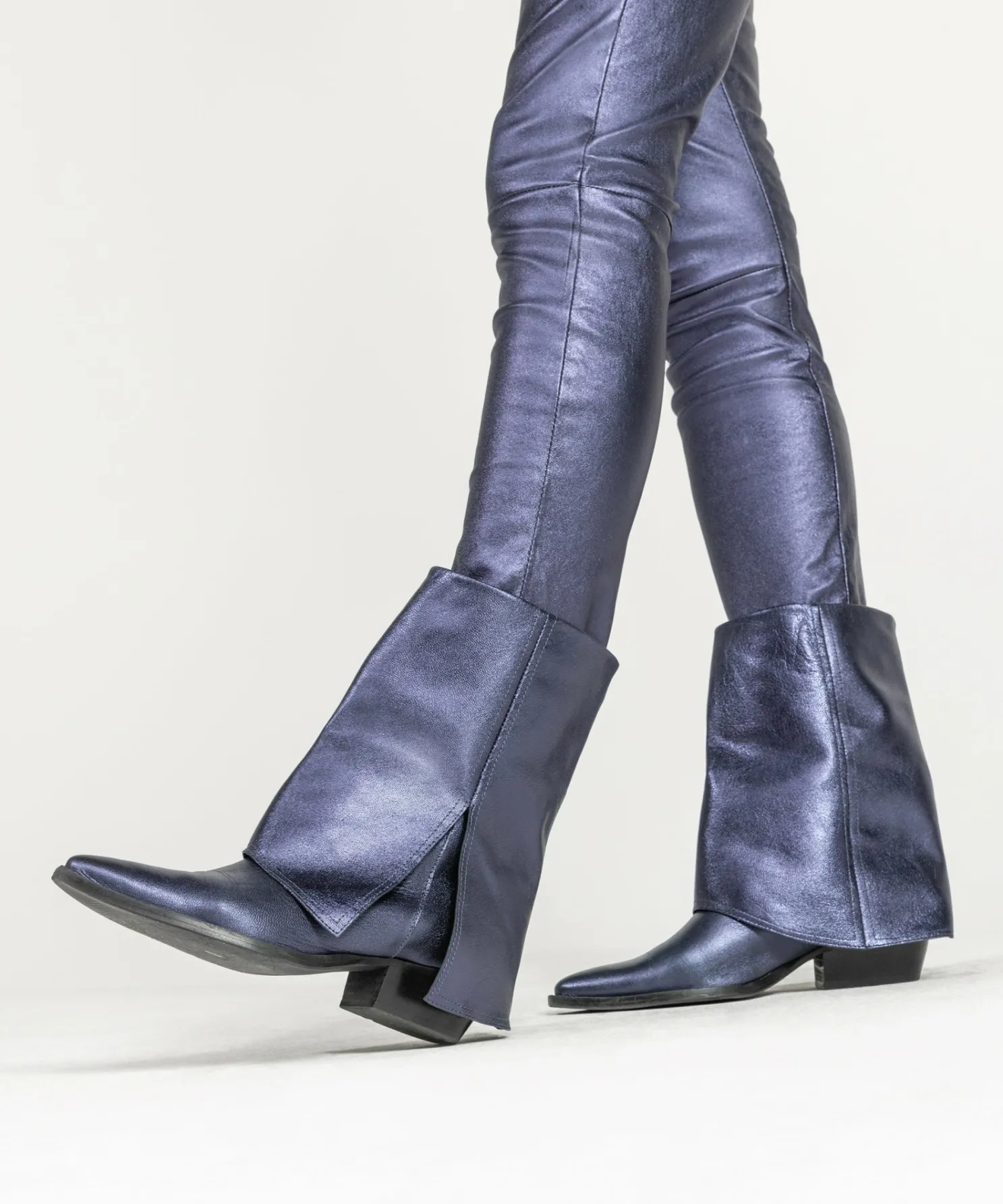 IBANA Asa Metallic Marine Blue- Zwangerschap Stijlen