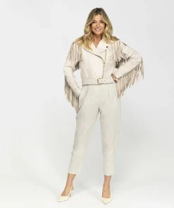 IBANA Bardeau Antique White- Leren Jassen