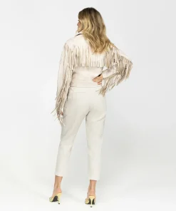 IBANA Bardeau Antique White- Leren Jassen