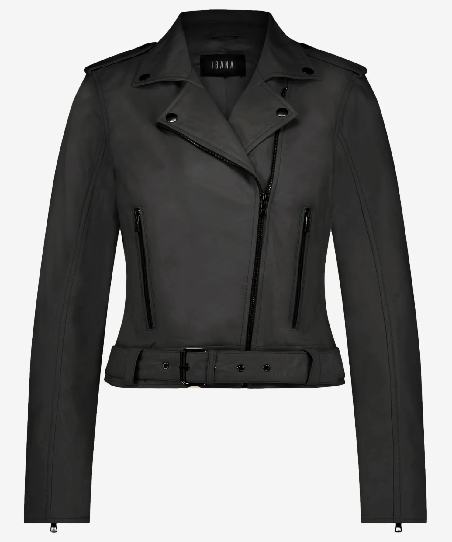 IBANA Blake Black- Leren Jassen