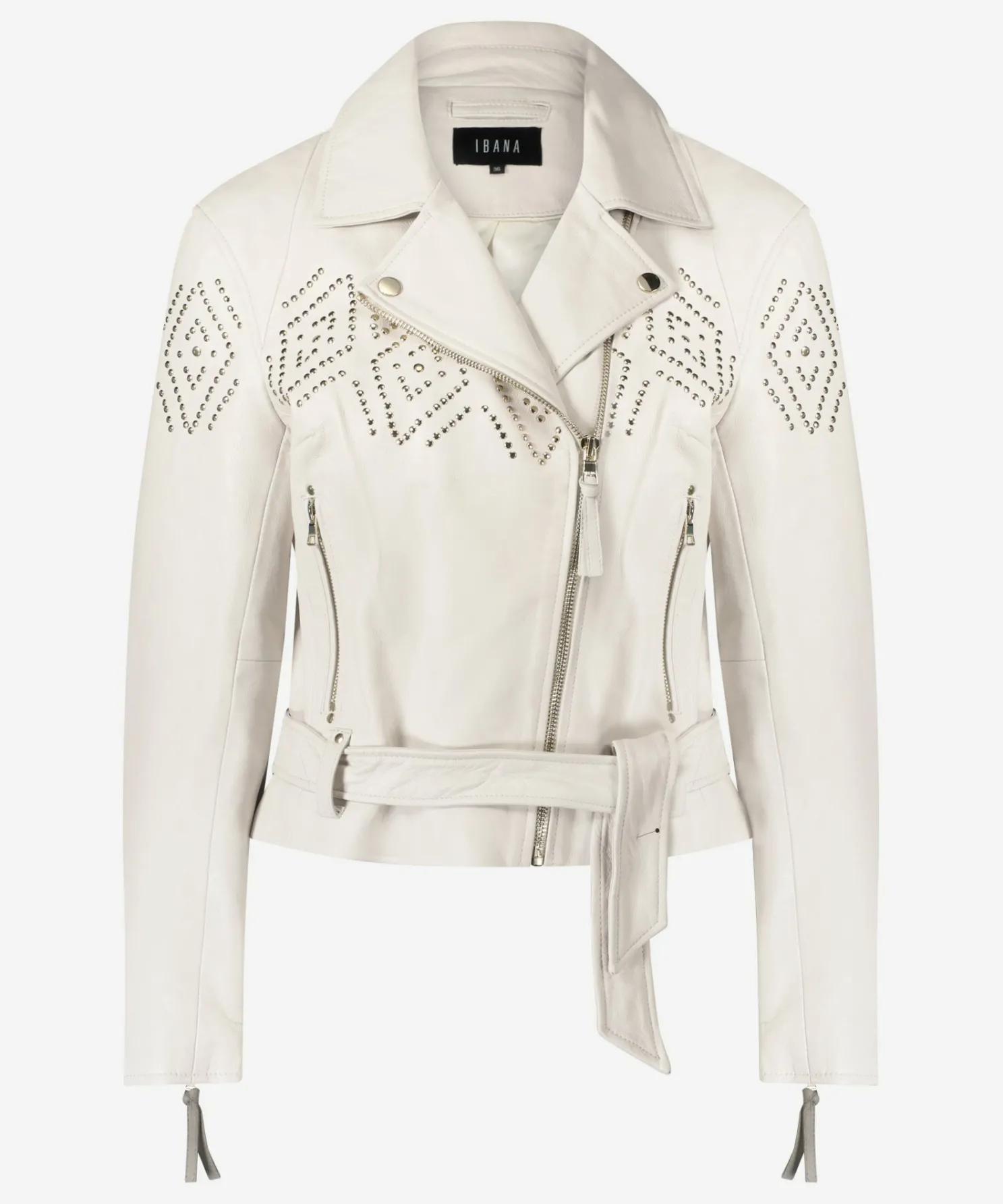 IBANA Blinn Creamy White- Leren Jassen