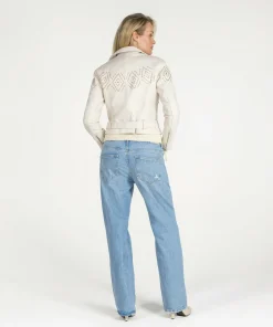 IBANA Blinn Creamy White- Leren Jassen