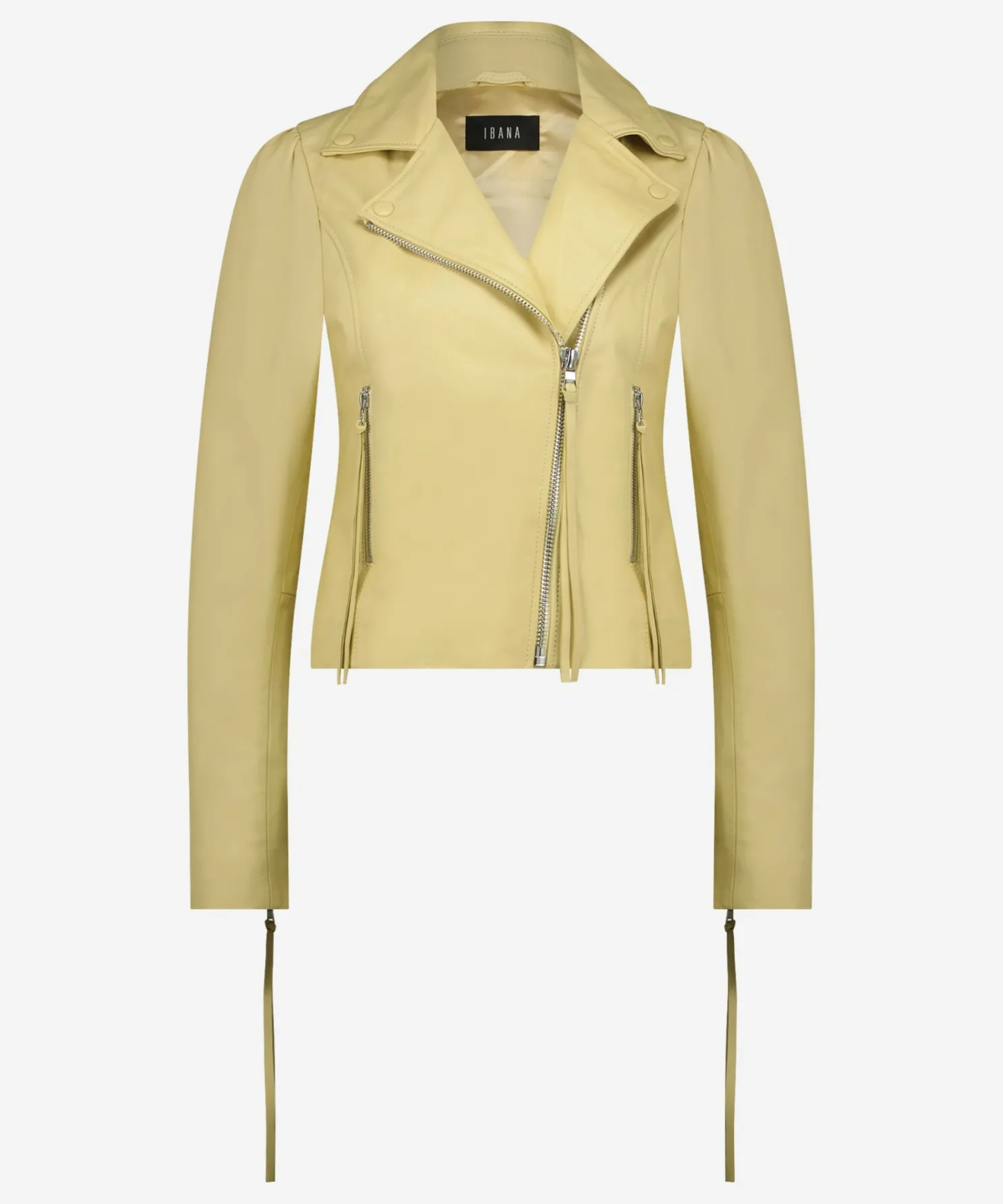 IBANA Brenna Buttery Yellow- Leren Jassen