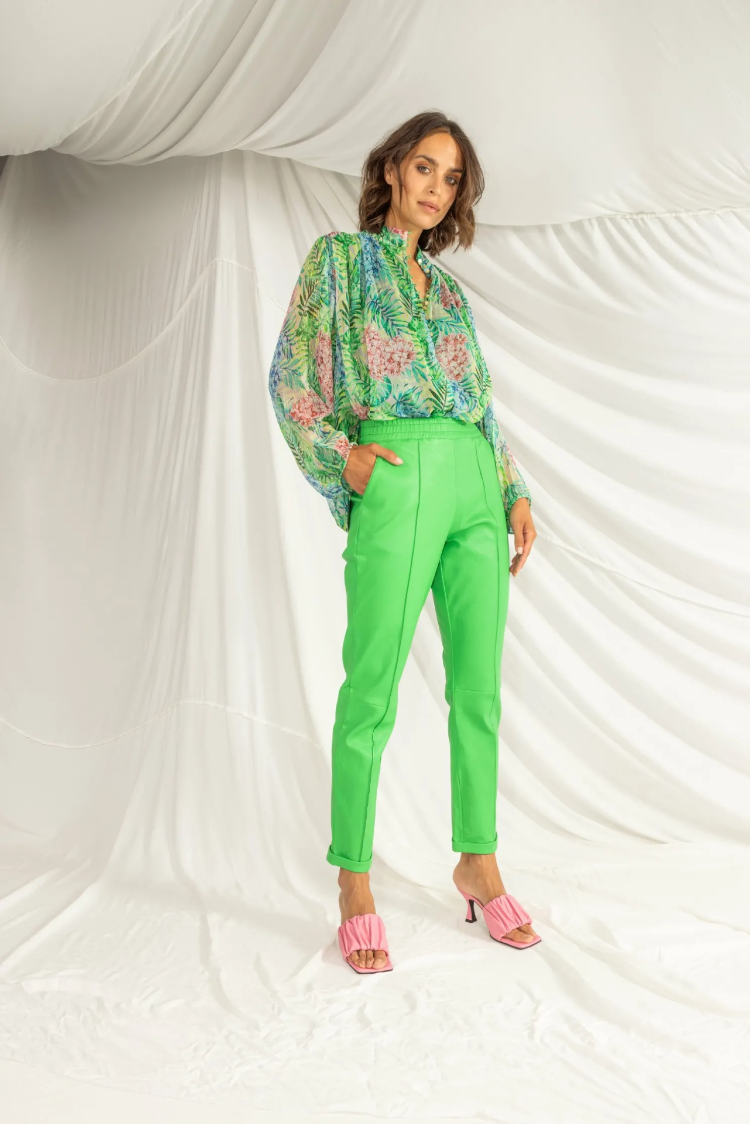 IBANA Colette Snake Green- Spring/Summer '24