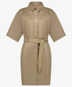IBANA Daisy Taupe- Mini Jurken