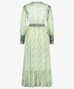 IBANA Dalan Print Floral Reversed- Midi Jurken