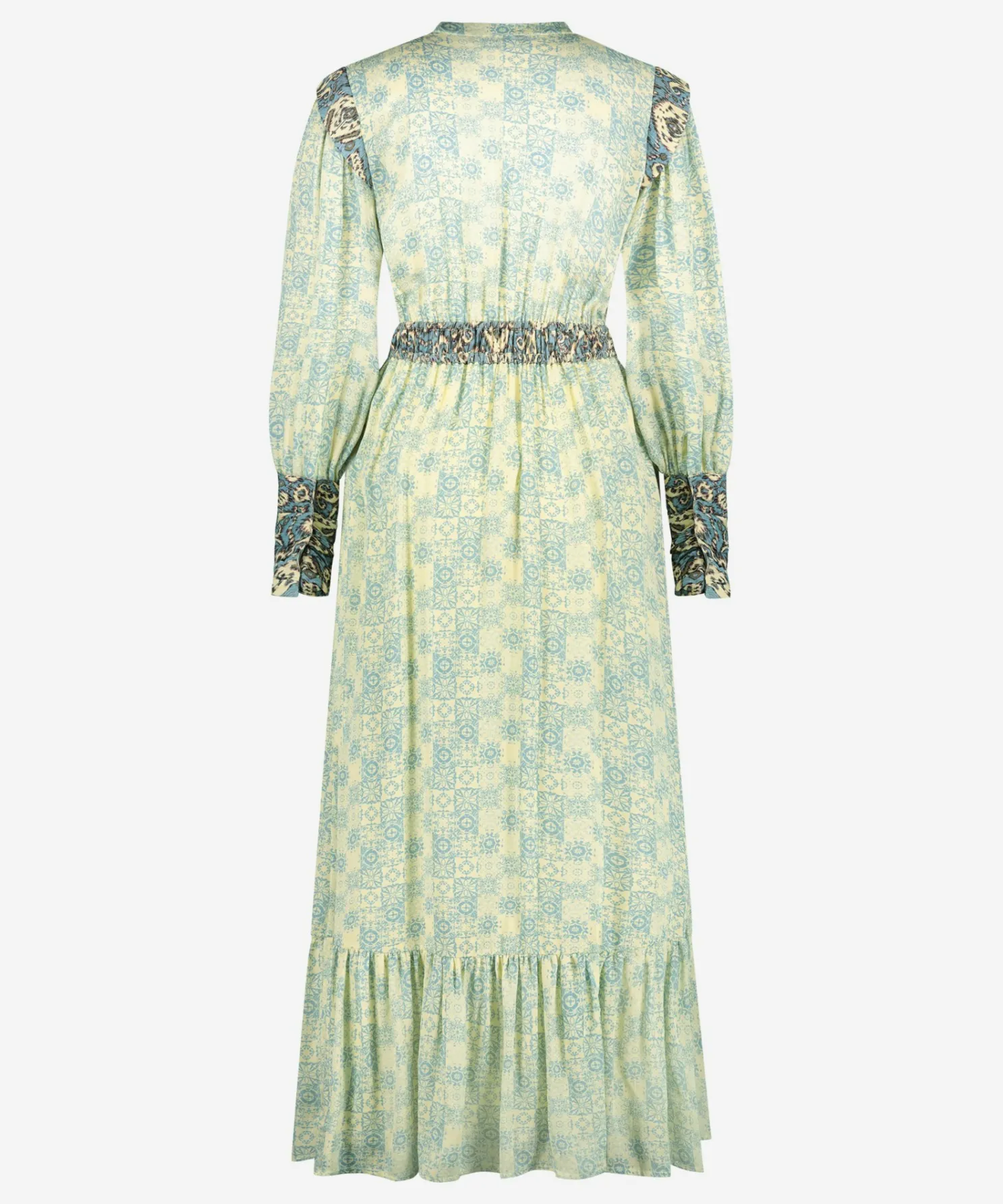 IBANA Dalan Print Floral Reversed- Midi Jurken
