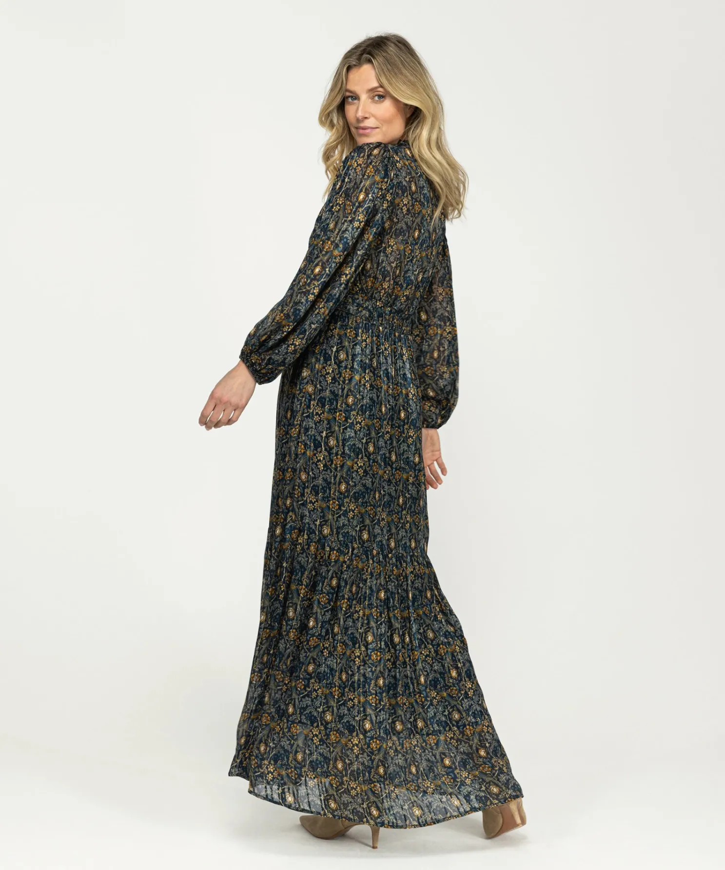 IBANA Dalore Lurex Floral Birds- Zwangerschap Stijlen