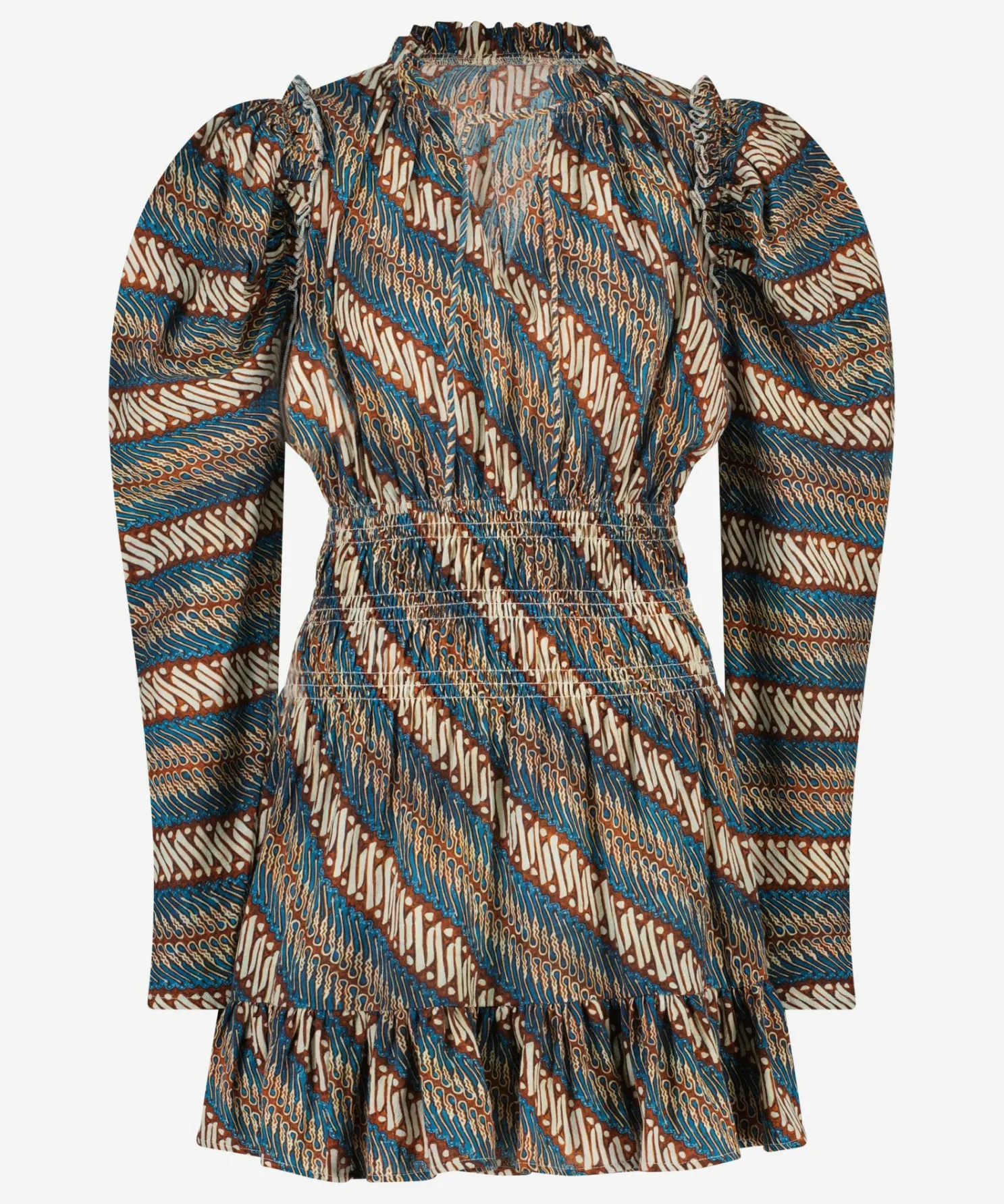 IBANA Dee Print Batik- Mini Jurken