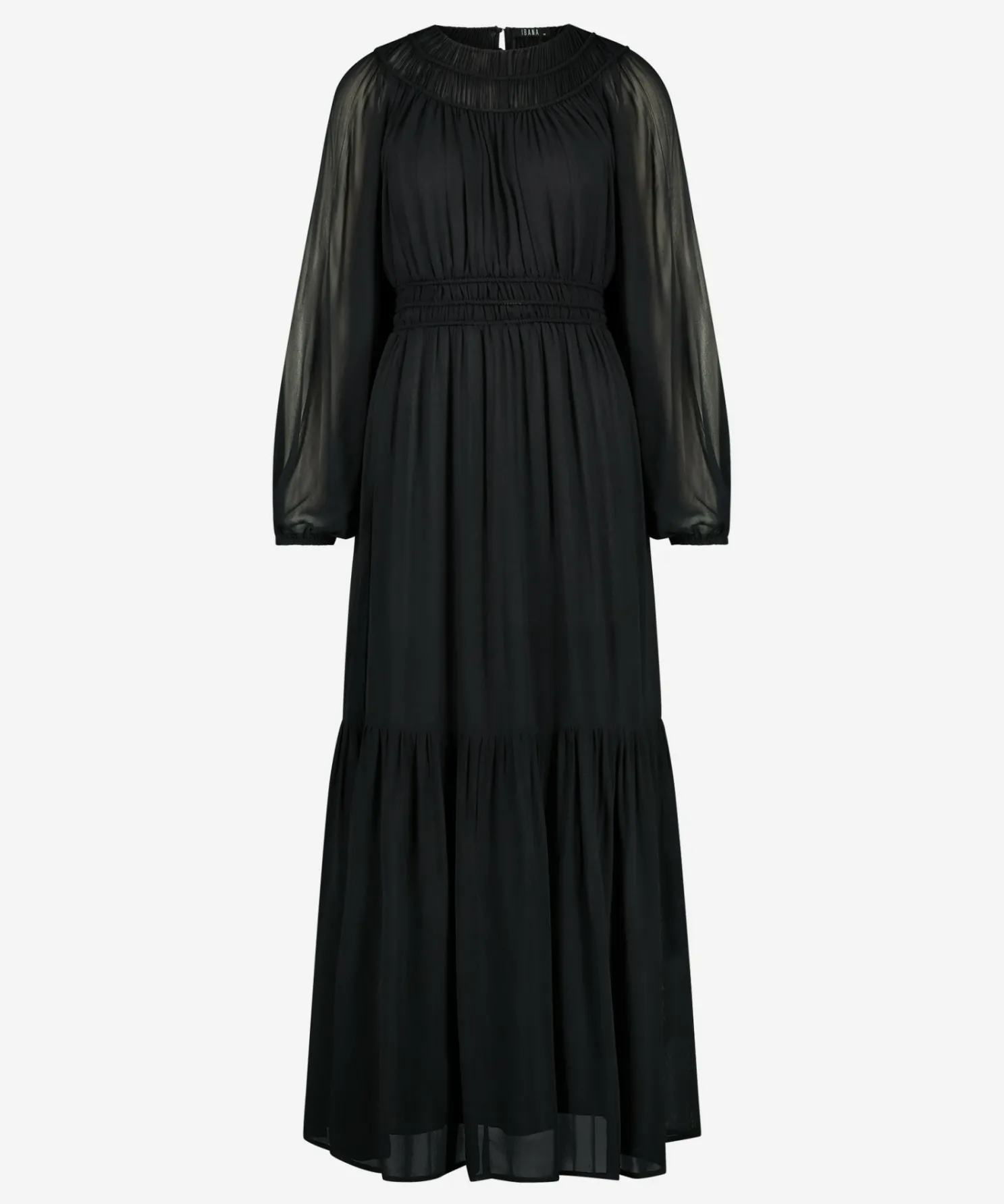 IBANA Donatella Black- Maxi Jurken