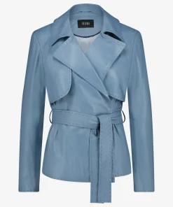 IBANA Jadine Riverblue- Leren Jassen
