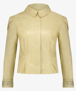 IBANA Janie Buttery Yellow- Leren Jassen