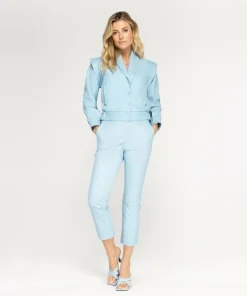IBANA Jannah Crystal Blue- Leren Jassen