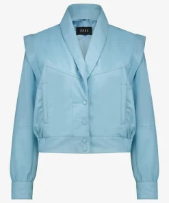 IBANA Jannah Crystal Blue- Leren Jassen