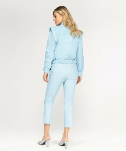 IBANA Jannah Crystal Blue- Leren Jassen