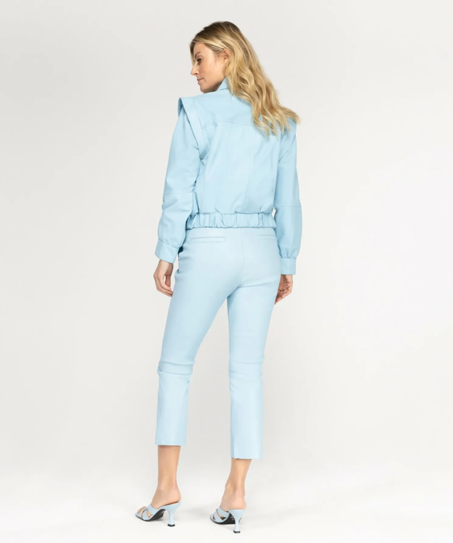 IBANA Jannah Crystal Blue- Leren Jassen