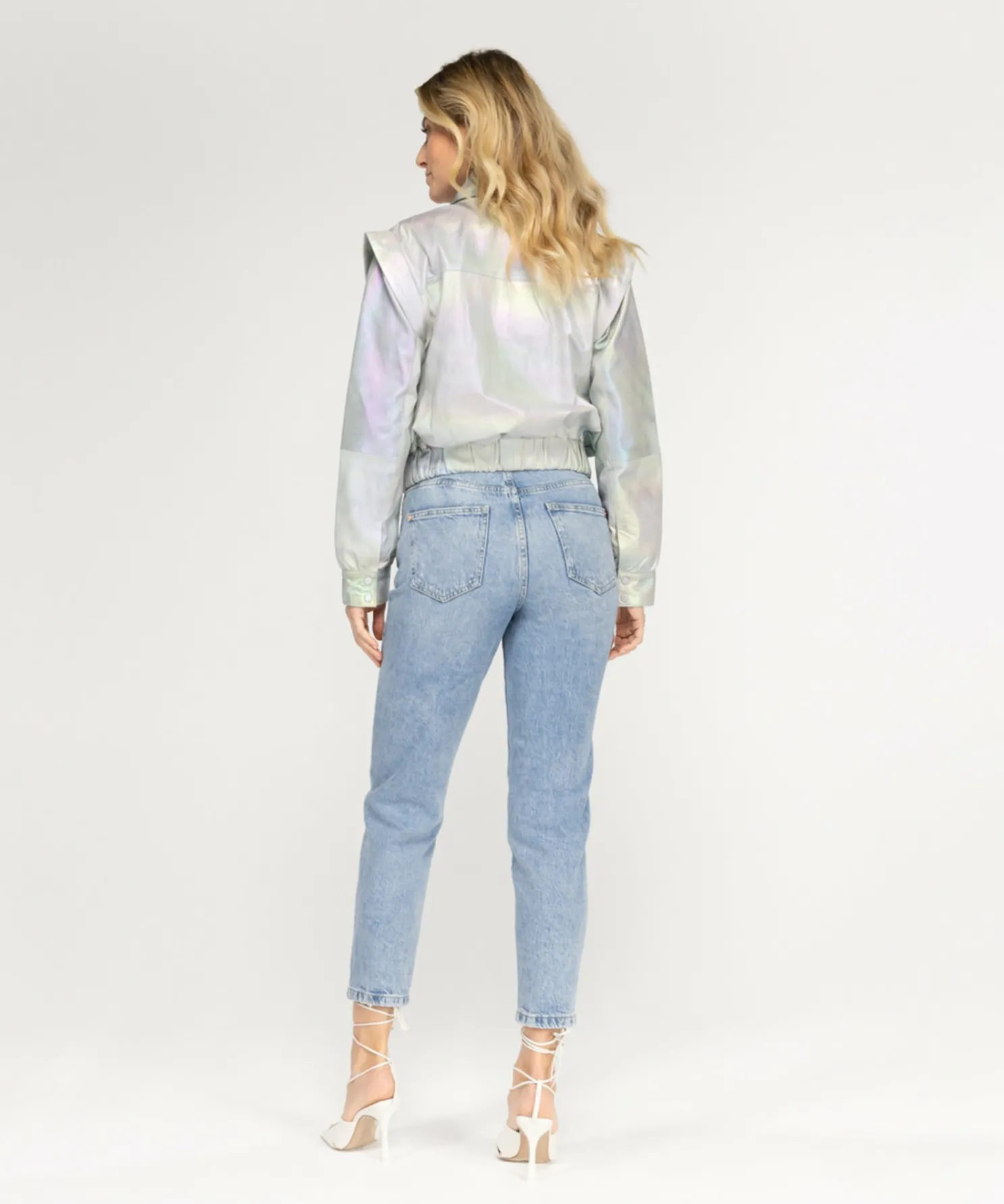 IBANA Jannah Metallic Green- Leren Jassen