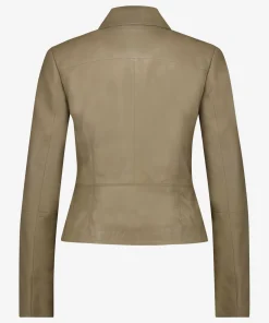 IBANA Joyda Taupe- Leren Jassen
