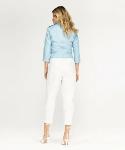 IBANA Kate Moss Crystal Blue- Leren Jassen