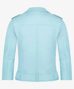 IBANA Kate Moss Crystal Blue- Leren Jassen