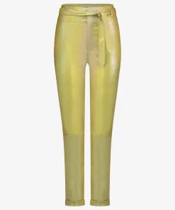 IBANA Paxton Metallic Buttery Yellow- High Waist