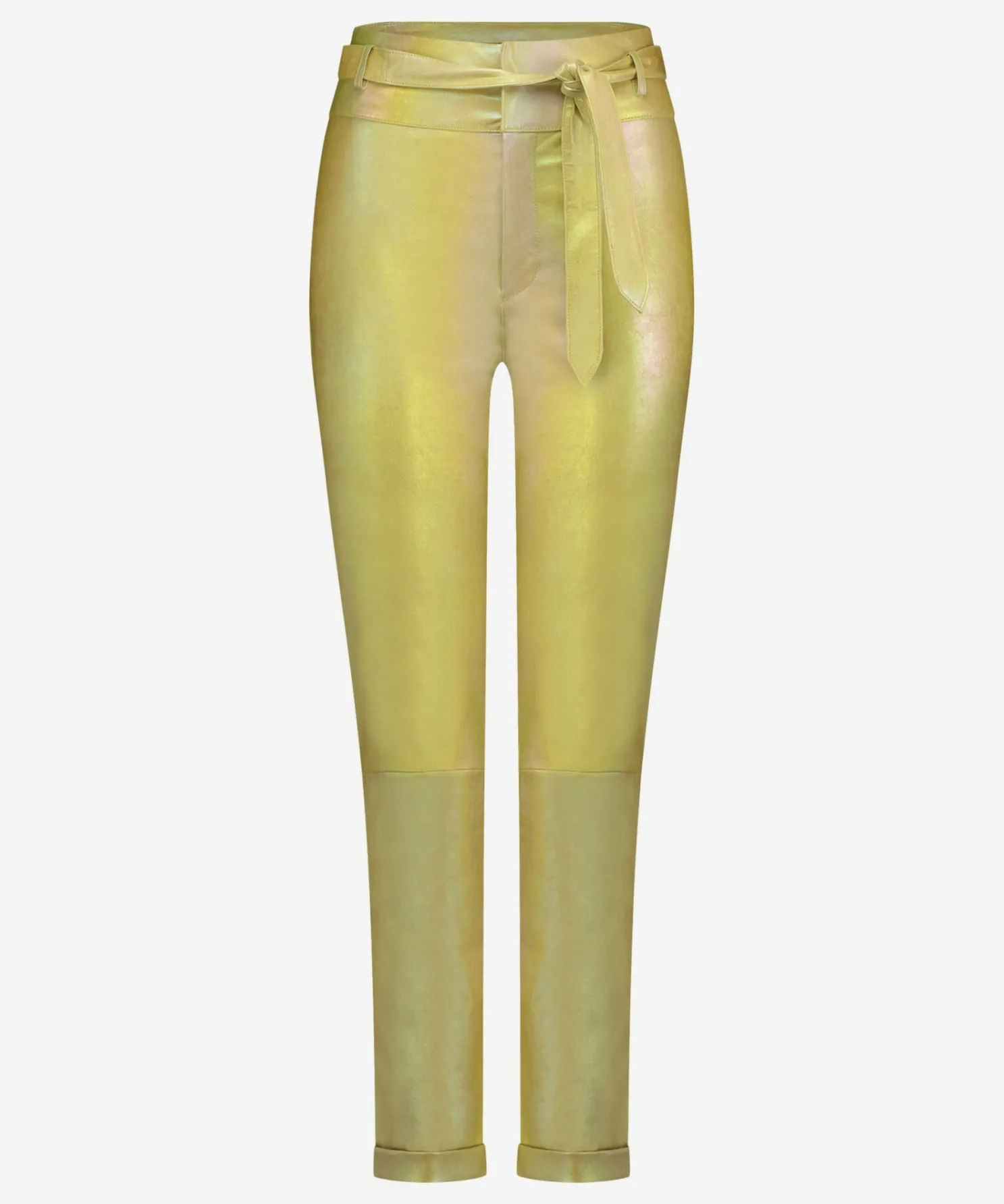 IBANA Paxton Metallic Buttery Yellow- High Waist