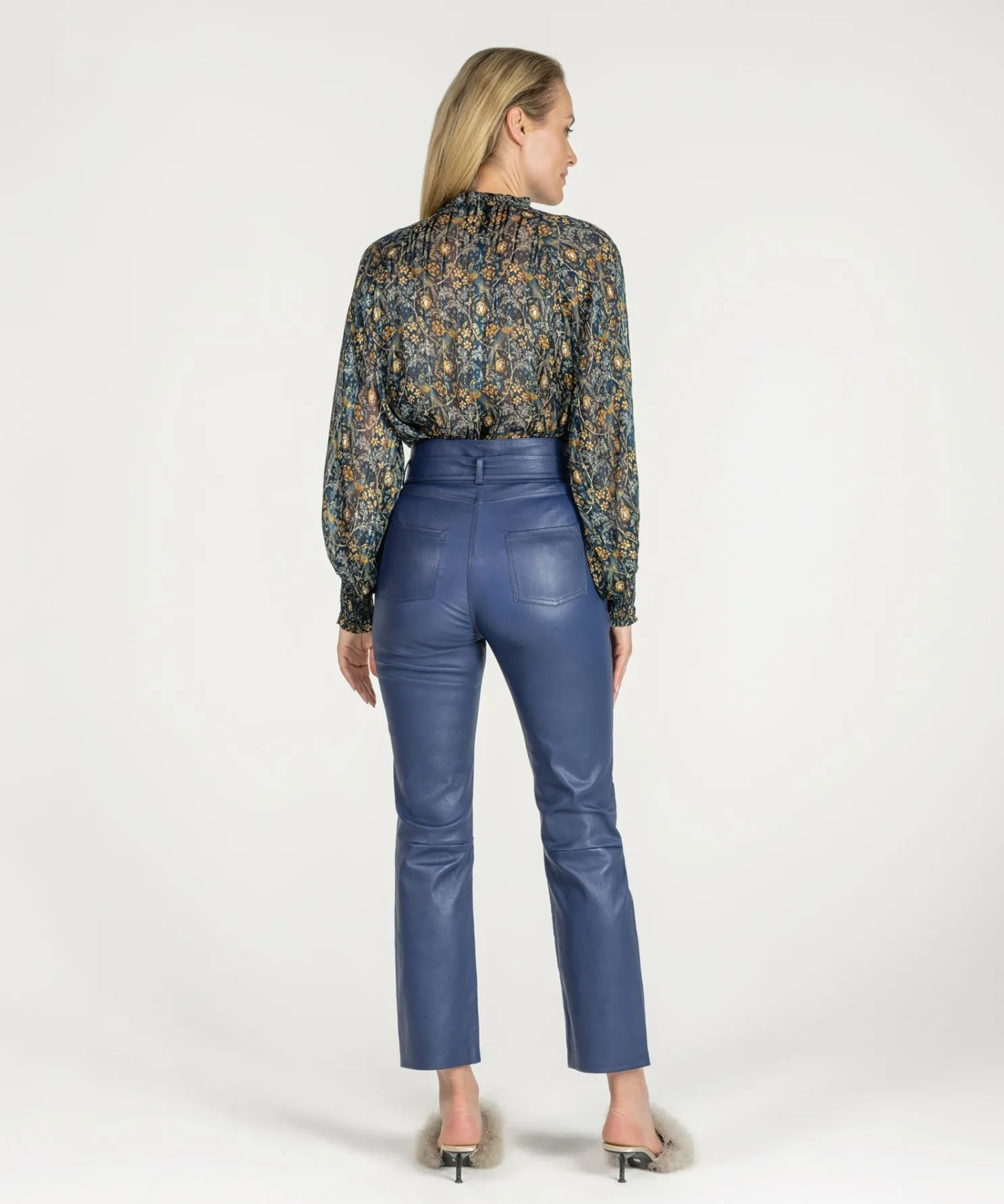 IBANA Pelle Marine Blue- High Waist
