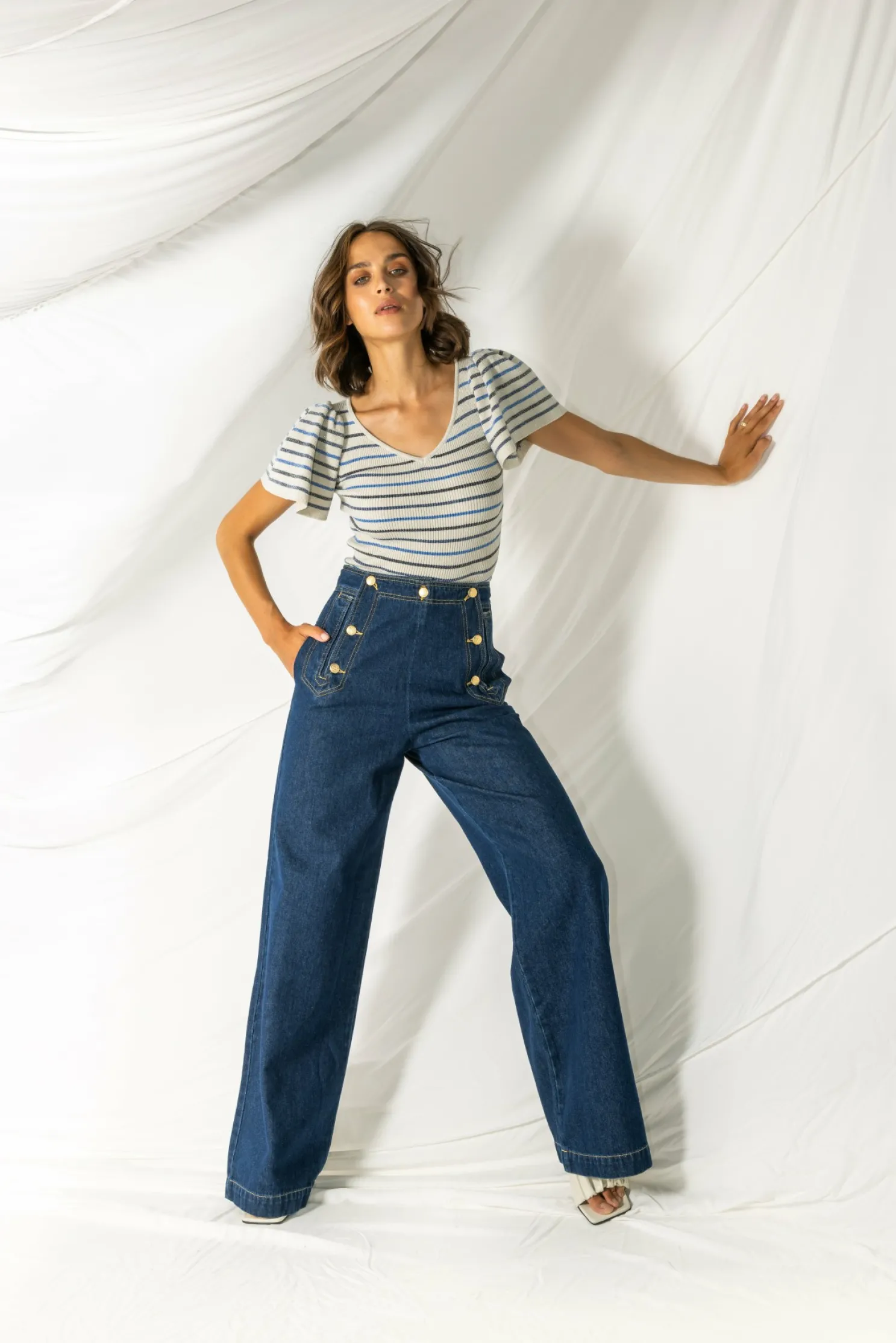 IBANA Pollo Washed Denim- Non Leather