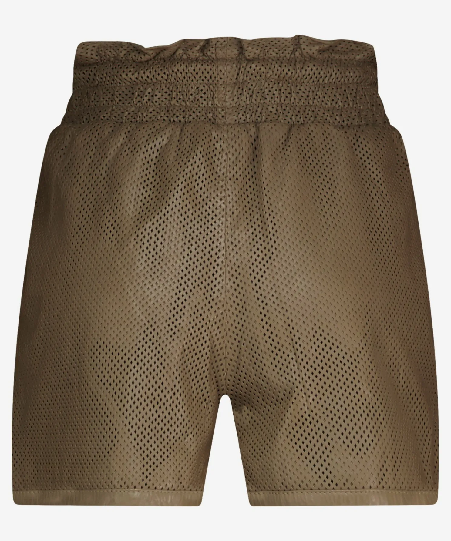 IBANA Safira Taupe- Leren Shorts & Rokken