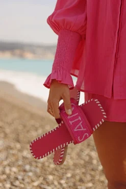 IBANA Saint Barth Bright Pink- Slippers