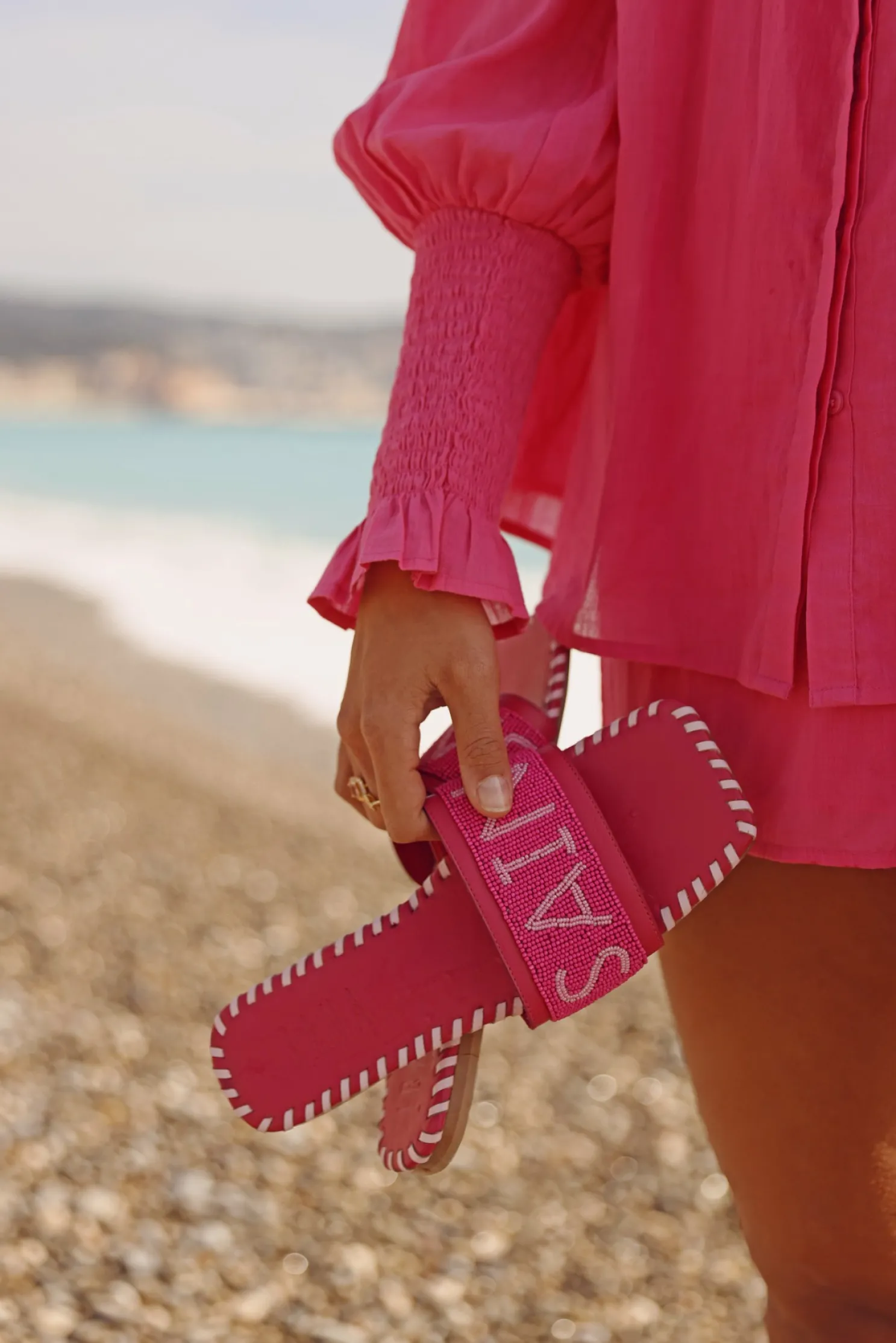 IBANA Saint Barth Bright Pink- Slippers