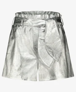 IBANA Sasha Metallic Silver- Mini Shorts & Rokken