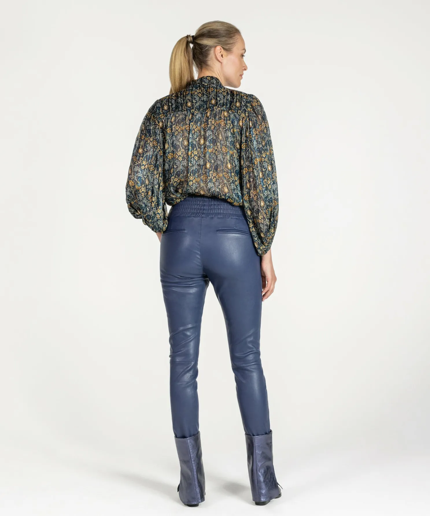 IBANA Talici Lurex Floral Birds- Non Leather